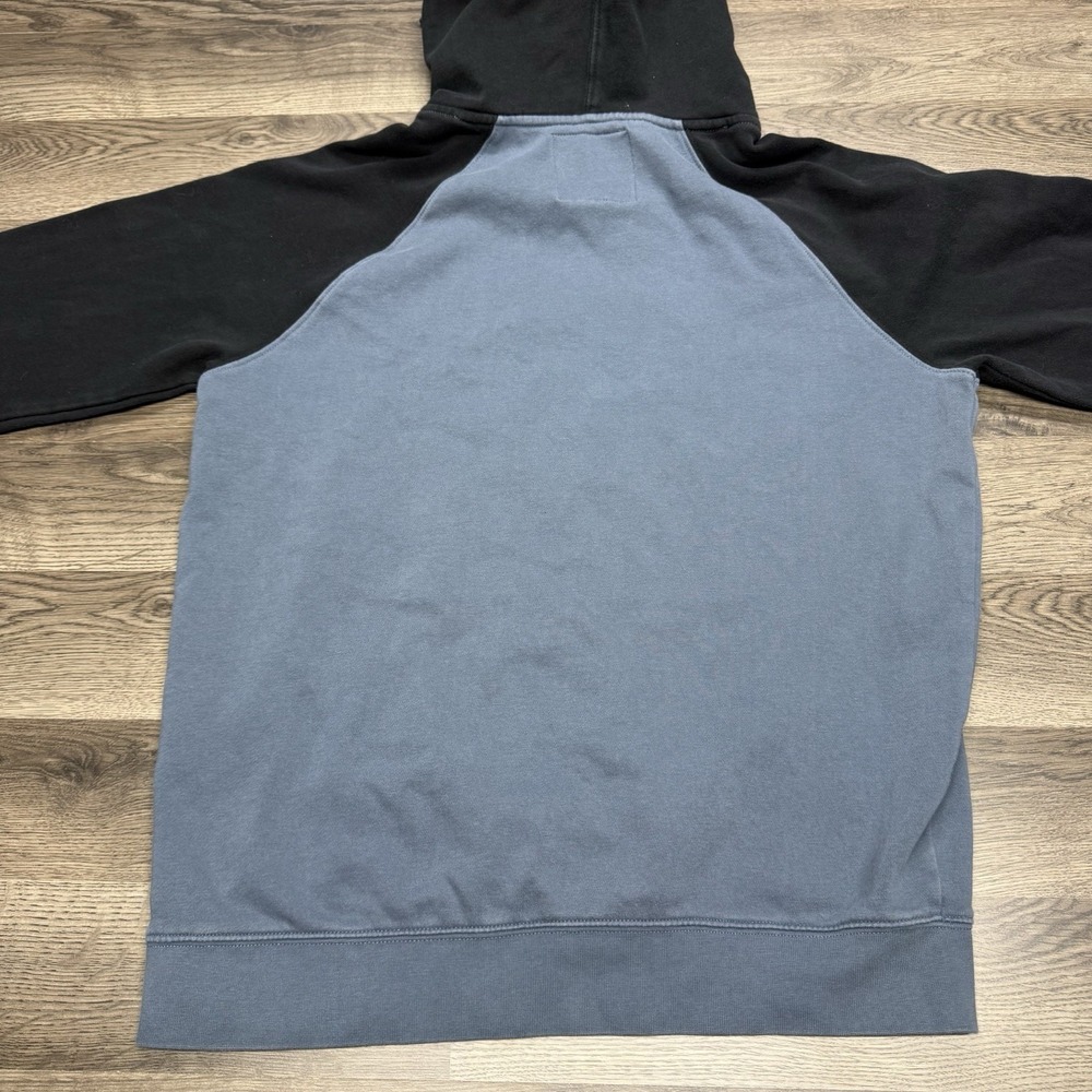 Fox Racing Non-Stop Raglan Fleece Hoodie Blue MX Logo Sweat Jacket Adult Medium - Picture 9 of 11